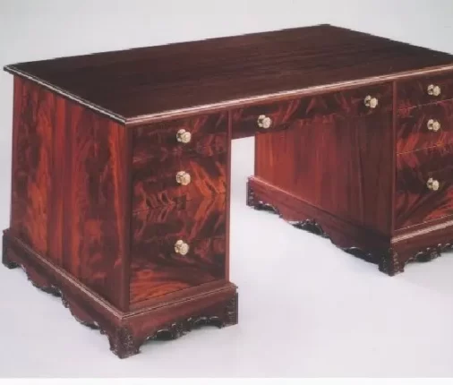 Mahogony Burl Desk