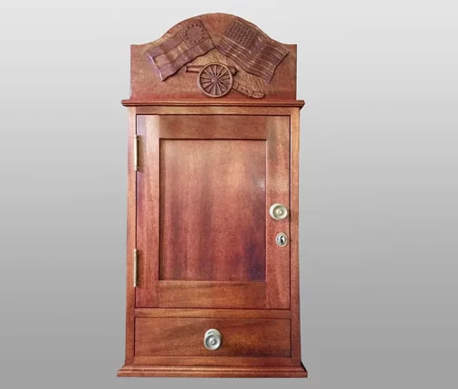 Civil War Documents And Artifacts Cabinet